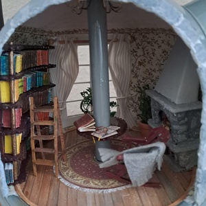 Egy manó szobája az asztalilámpában - otthon & életmód - lámpa - hangulatlámpa - Meska.hu