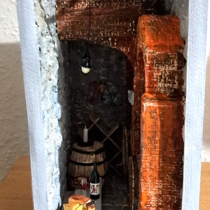 Boros pince - könyvtámasz világítással, Otthon & Életmód, Dekoráció, Asztal és polc dekoráció, Könyvtámasz, , MESKA