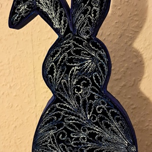 Húsvéti nyúl figurák  - ünnepi díszek, dekorációk - húsvéti díszek és dekorációk - húsvéti asztaldíszek - Meska.hu