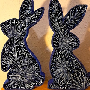 Húsvéti nyúl figurák  - Meska.hu