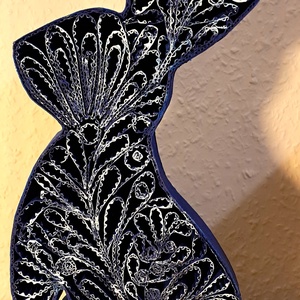 Húsvéti nyúl figurák  - ünnepi díszek, dekorációk - húsvéti díszek és dekorációk - húsvéti asztaldíszek - Meska.hu