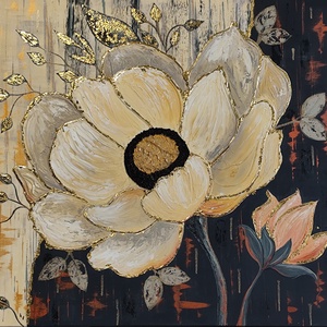 Absztrakt virág festmény , Művészet, Festmény, Akril, Festészet, MESKA