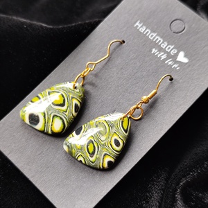 Teknős fülbevaló  - ékszer - fülbevaló - lógó fülbevaló - Meska.hu