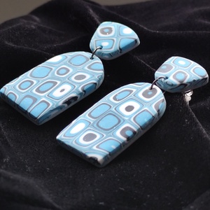 Retró fülbevaló  - ékszer - fülbevaló - lógó fülbevaló - Meska.hu