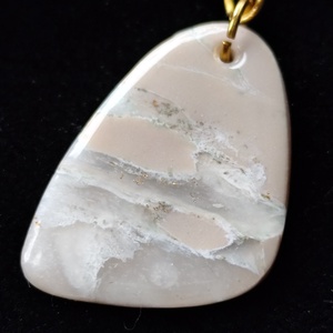 Ásvány hatású fülbevaló  - ékszer - fülbevaló - lógó fülbevaló - Meska.hu