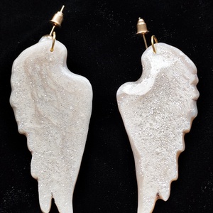 Angyalszárny fülbevaló  - ékszer - fülbevaló - lógó fülbevaló - Meska.hu