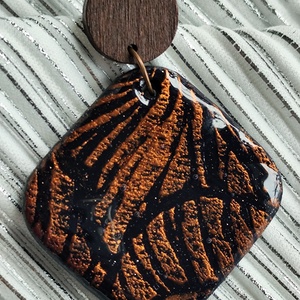 Bronz fülbevaló  - ékszer - fülbevaló - lógó fülbevaló - Meska.hu