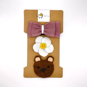 Macis - Fésűs, szilikon gumis hajcsat szett - ruha & divat - hajdísz & hajcsat - hajdísz - Meska.hu