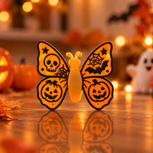 Halloween-i pillangó pörgettyű - Meska.hu
