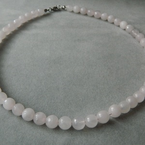 Rózsakvarc nyakék - Meska.hu