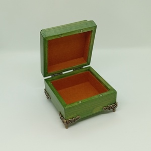 Életfás fa ékszerdoboz-rekeszes tűzzománc képpel  - ékszer - ékszertartó - ékszerdoboz - Meska.hu