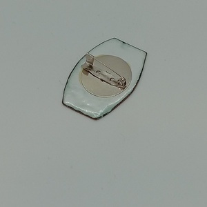 Tűzzománc kitűző sárga rózsa  - ékszer - kitűző és bross - Meska.hu