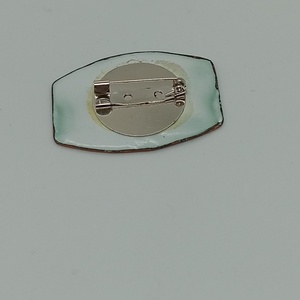 Hóvirág tűzzománc  kitűző - ékszer - kitűző és bross - Meska.hu