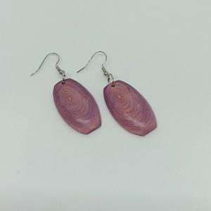 Nemesfa fülbevaló, Ékszer, Fülbevaló, Lógó fülbevaló, Famegmunkálás, MESKA