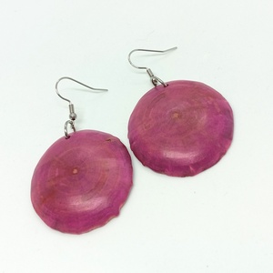 Nemesfa fülbevaló, Ékszer, Fülbevaló, Lógó fülbevaló, Famegmunkálás, MESKA