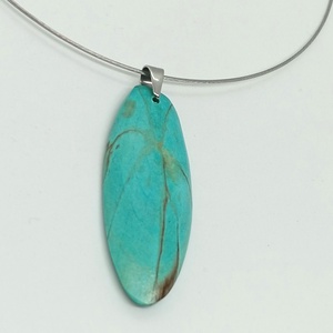 Nemesfa medál türkiz - ékszer - nyaklánc - medál - Meska.hu