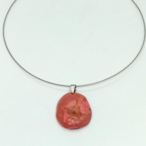 Nemesfa medál türkiz, Ékszer, Nyaklánc, Medál, Famegmunkálás, MESKA