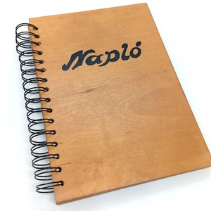 Napló fából , Otthon & Életmód, Papír, írószer, Jegyzetfüzet & Napló, Famegmunkálás, MESKA