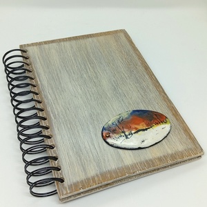 Tűzzománc napló , Esküvő, Emlék & Ajándék, Vendégkönyv, Famegmunkálás, Tűzzománc, MESKA