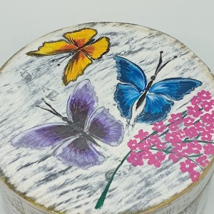 Pillangos ékszeres doboz - otthon & életmód - dekoráció - asztal és polc dekoráció - díszdoboz - Meska.hu