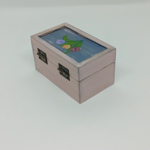 Tulipános pici kincses doboz - baba - mama - babaszoba dekoráció - gyerekszoba falmatrica - Meska.hu