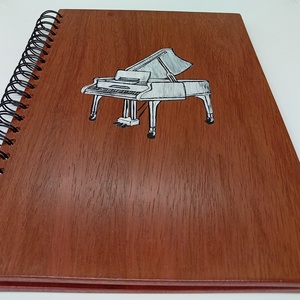 Zongorás kottás könyv - Meska.hu