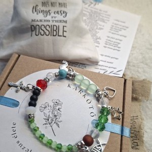 Jézus élete - keresztény történet karkötő-zöld-100, Ékszer, Karkötő, Bogyós karkötő, , MESKA