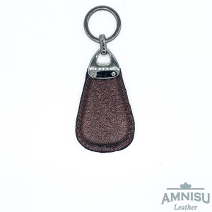 Sötétbarna csepp alakú swarovski köves bőr kulcstartó H9001 - táska & tok - kulcstartó & táskadísz - kulcstartó - Meska.hu