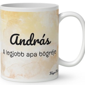 Névvel kérhető - Cuki lajhár Apa és két gyereke mintás bögre - otthon & életmód - konyhafelszerelés, tálalás - tálalás - bögre & csésze - Meska.hu