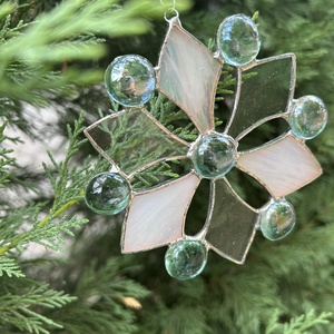 Hókristály, hópehely  - otthon & életmód - dekoráció - ajtó- és ablak dekoráció - ablakdísz - Meska.hu