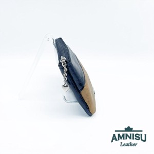 Fekete lakk kígyómintás - sötét arany ívelt egy cipzáras kulcstartó C8023 - táska & tok - kulcstartó & táskadísz - kulcstartó - Meska.hu