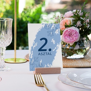 Esküvői asztalszám - Angelina, Esküvő, Dekoráció, Tábla & Jelzés, Fotó, grafika, rajz, illusztráció, MESKA