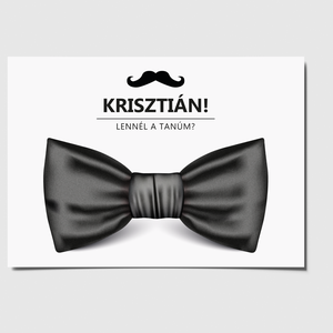 Tanú felkérő kártya, Esküvő, Meghívó & Kártya, Meghívó, Fotó, grafika, rajz, illusztráció, MESKA
