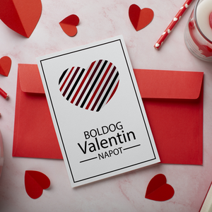 Valentin napi képeslap, üdvözlőlap - Meska.hu