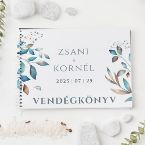 Esküvői vendégkönyv, Esküvő, Emlék & Ajándék, Vendégkönyv, Fotó, grafika, rajz, illusztráció, MESKA