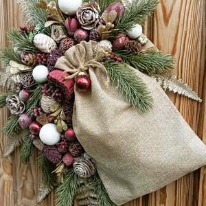 Karácsonyi ajtódísz - karácsony - karácsonyi lakásdekoráció - karácsonyi ajtódíszek - Meska.hu