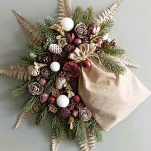 Karácsonyi ajtódísz - karácsony - karácsonyi lakásdekoráció - karácsonyi ajtódíszek - Meska.hu