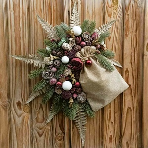 Karácsonyi ajtódísz - Meska.hu