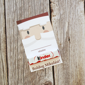 Mikulás napi kártya és jó gyerek jelvény, kitűző - karácsony - mikulás - mikulás ajándékok - Meska.hu