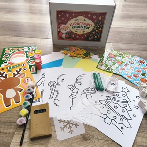 Karácsonyi kreatív box gyerekeknek - ünnepi alkotócsomag - diy (csináld magad) - egységcsomag - Meska.hu