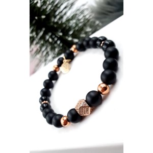 Álomszép cirkon  LUXURY ásványkarkötő rosegold (prémium), Ékszer, Karkötő, Ásványkarkötő, , MESKA