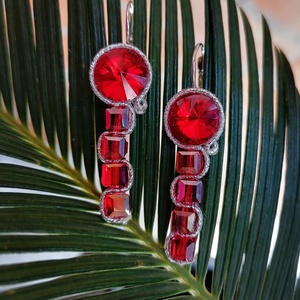 Rose fülbevaló - ékszer - fülbevaló - lógó fülbevaló - Meska.hu Rose fülbevaló - ékszer - fülbevaló - lógó fülbevaló - Meska.hu