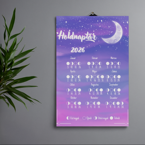 Holdnaptár 2026 Pink dreams - Meska.hu