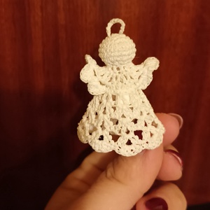 Horgolt angyalka - Meska.hu