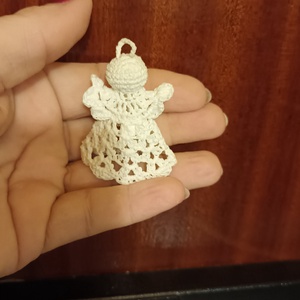 Horgolt angyalka - otthon & életmód - dekoráció - ajtó- és ablak dekoráció - ablakdísz - Meska.hu