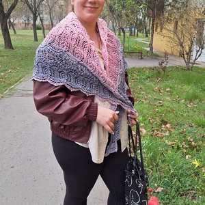 Tavaszi/ átmeneti kendő - ruha & divat - sál, sapka, kendő - vállkendő - Meska.hu