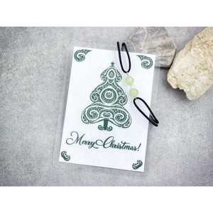 Merry Christmas jáde angyal karkötő - Meska.hu