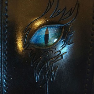 Sárkányszemes kockadobó tálca - KÉK szemmel - játék & sport - táblajáték és kártyajáték - társasjátékok - dobókocka - Meska.hu