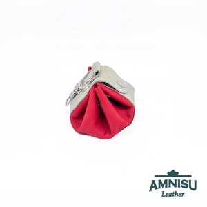 Szürke - piros bőr mini 2in1 szütyő és kockatálca N8014-5002 - játék & sport - táblajáték és kártyajáték - társasjátékok - dobókocka - Meska.hu