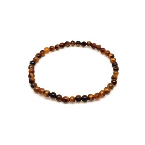 Tigrisszem ásvány karkötő golyós 4mm - Meska.hu
